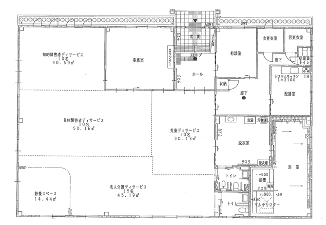 愛荘町石橋売家（デイサービス施設）